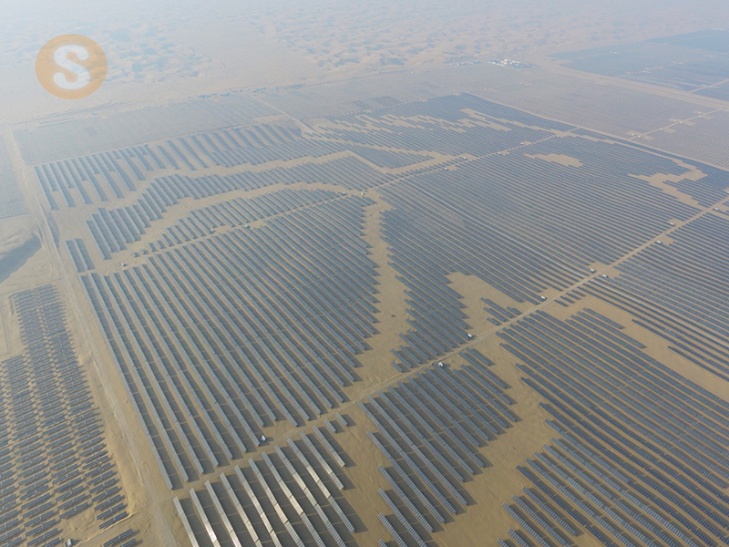 內(nèi)蒙古達拉特旗ソーラーエナジー発電応用リーダー基地4號110MW